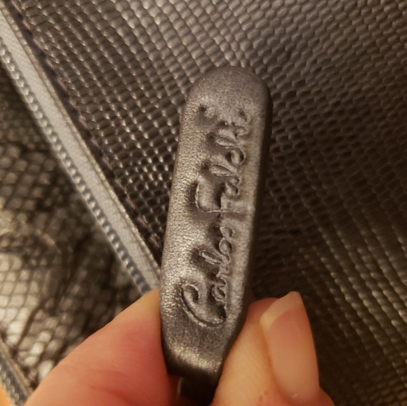 Vintage Carlos Falchi Leather Cross Body Bag Made in Italy - Picture 3 of 8